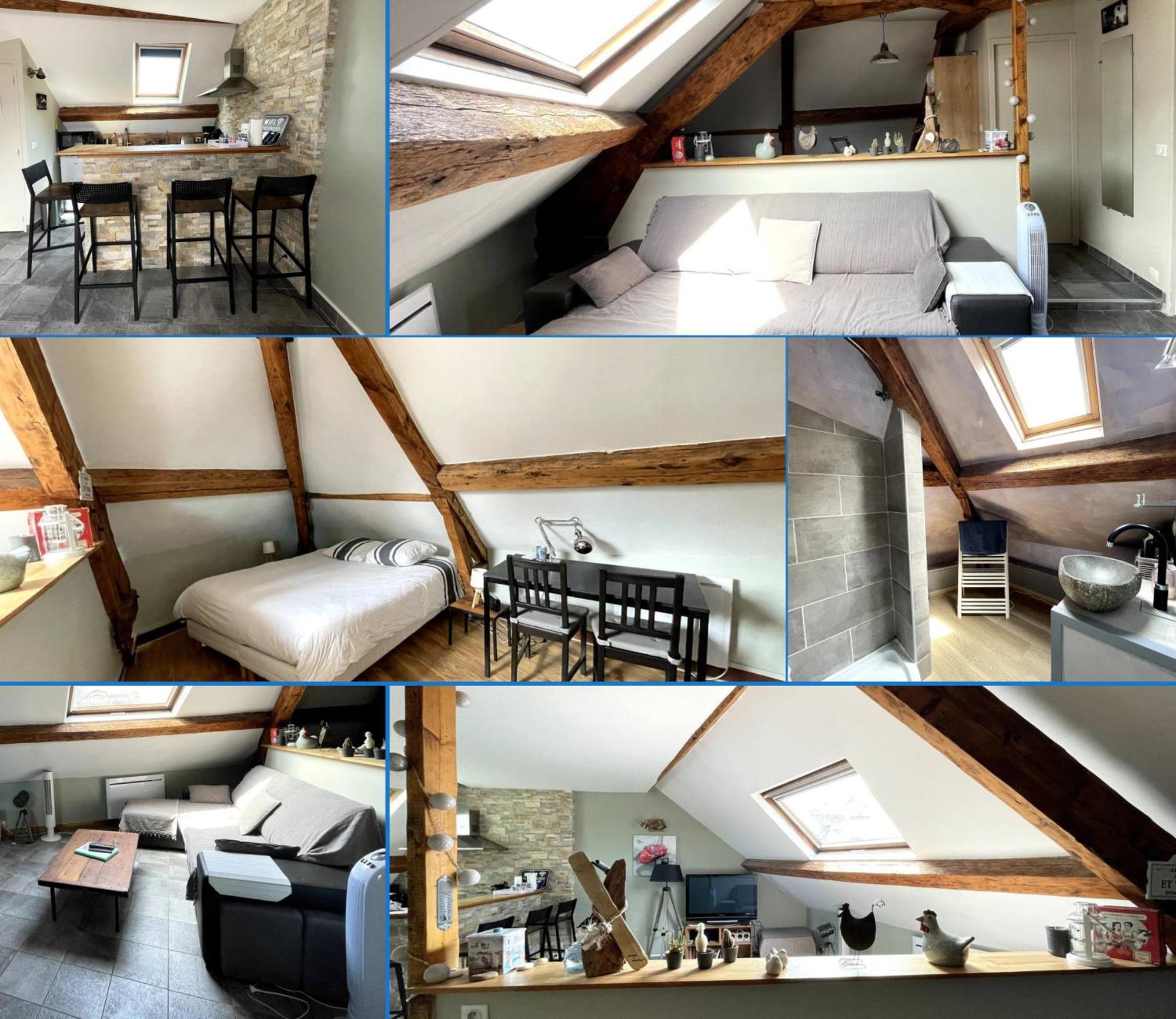 Les Combles De L Aure Grand Studio Cosy Confortable Classe 3 Etoiles Centre Bayeux 2 Mn A Pied Cathedrale Proche Plages Du Debarquement Екстериор снимка
